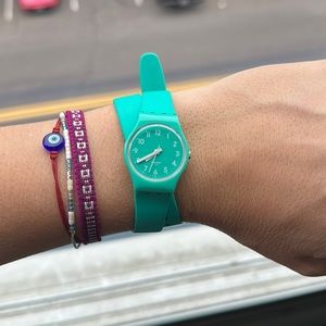 Long Strap Swatch Watch